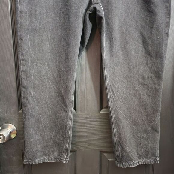 Old Navy Sz. 14 High-Waisted Slouchy Straight Cropped Distressed Jeans - Picture 9 of 12